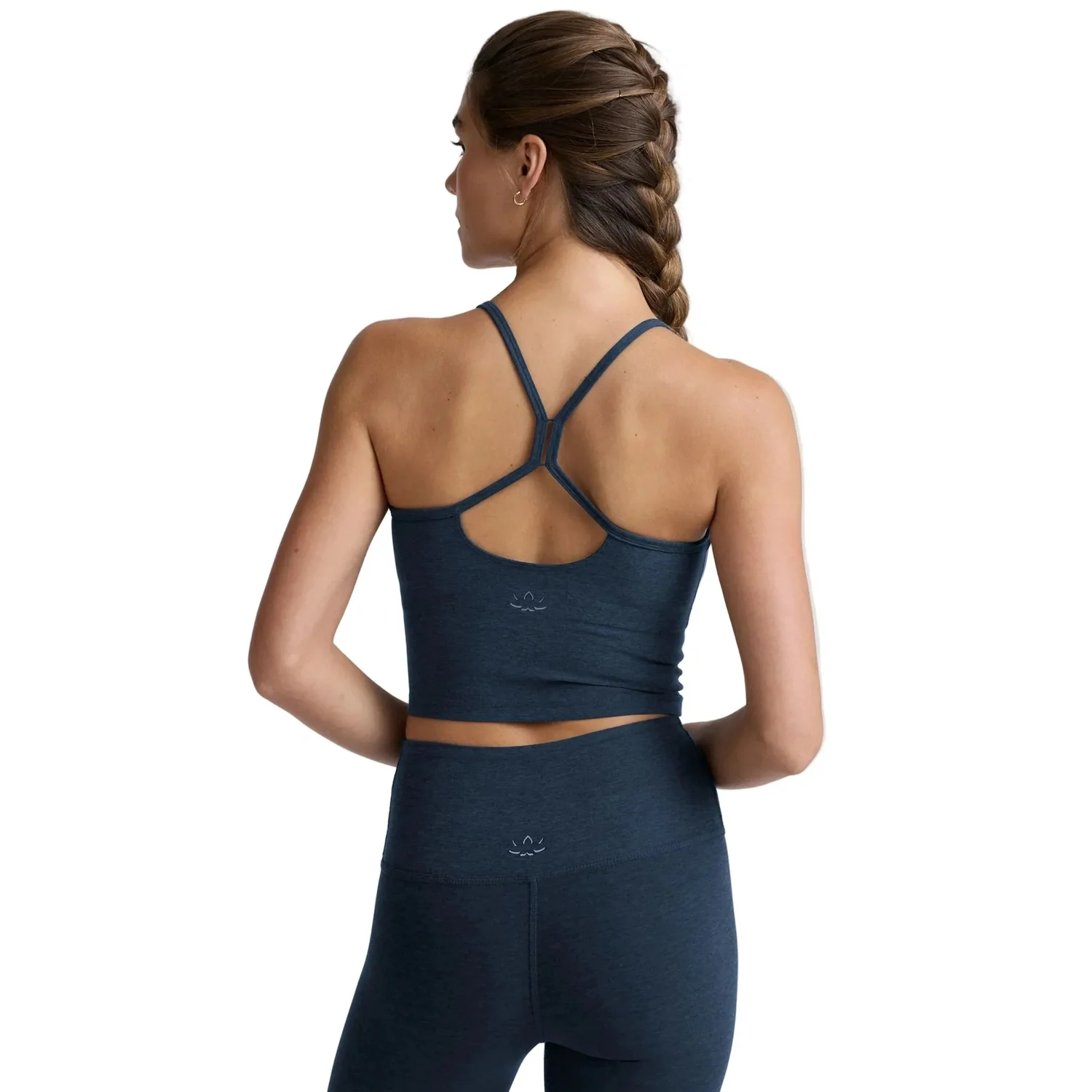 Women's Spacedye Slim Racerback Cropped Tank - Image 3