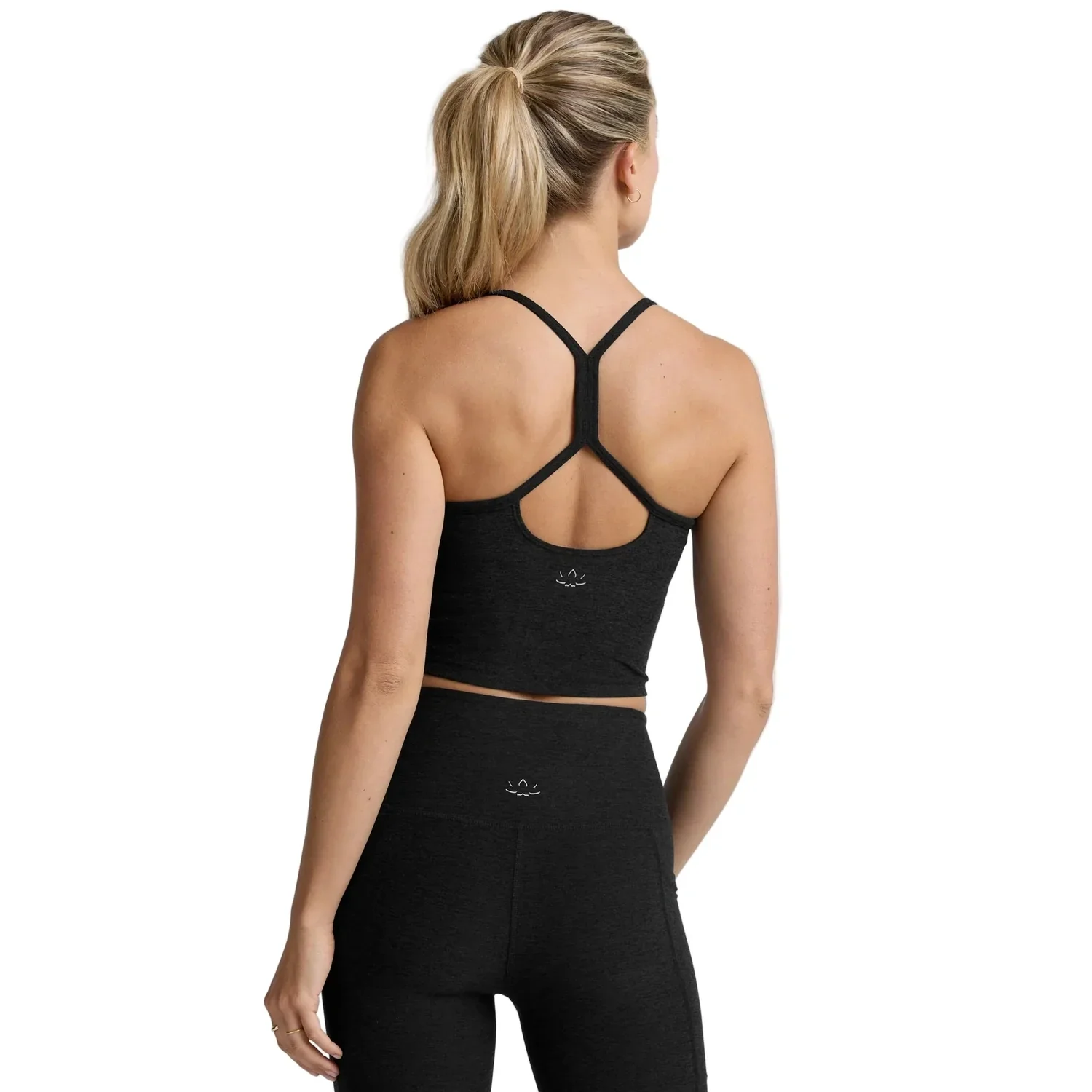 Women's Spacedye Slim Racerback Cropped Tank - Image 7