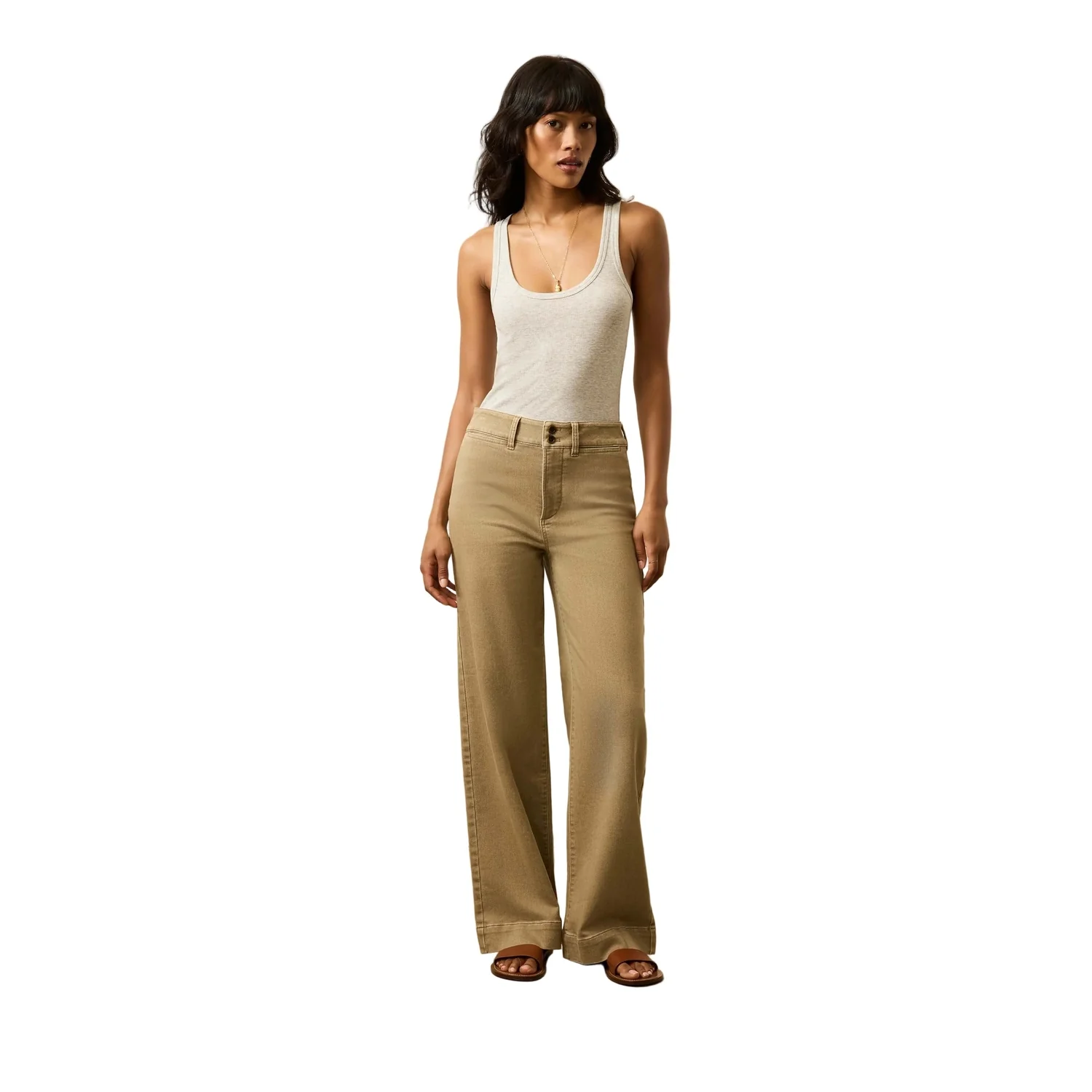 Women's Stretch Terry Sailor Trouser - Image 2