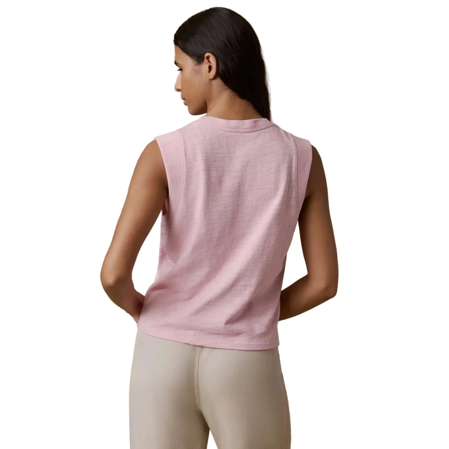 Women's Sunwashed Slub Muscle Tank - Image 3