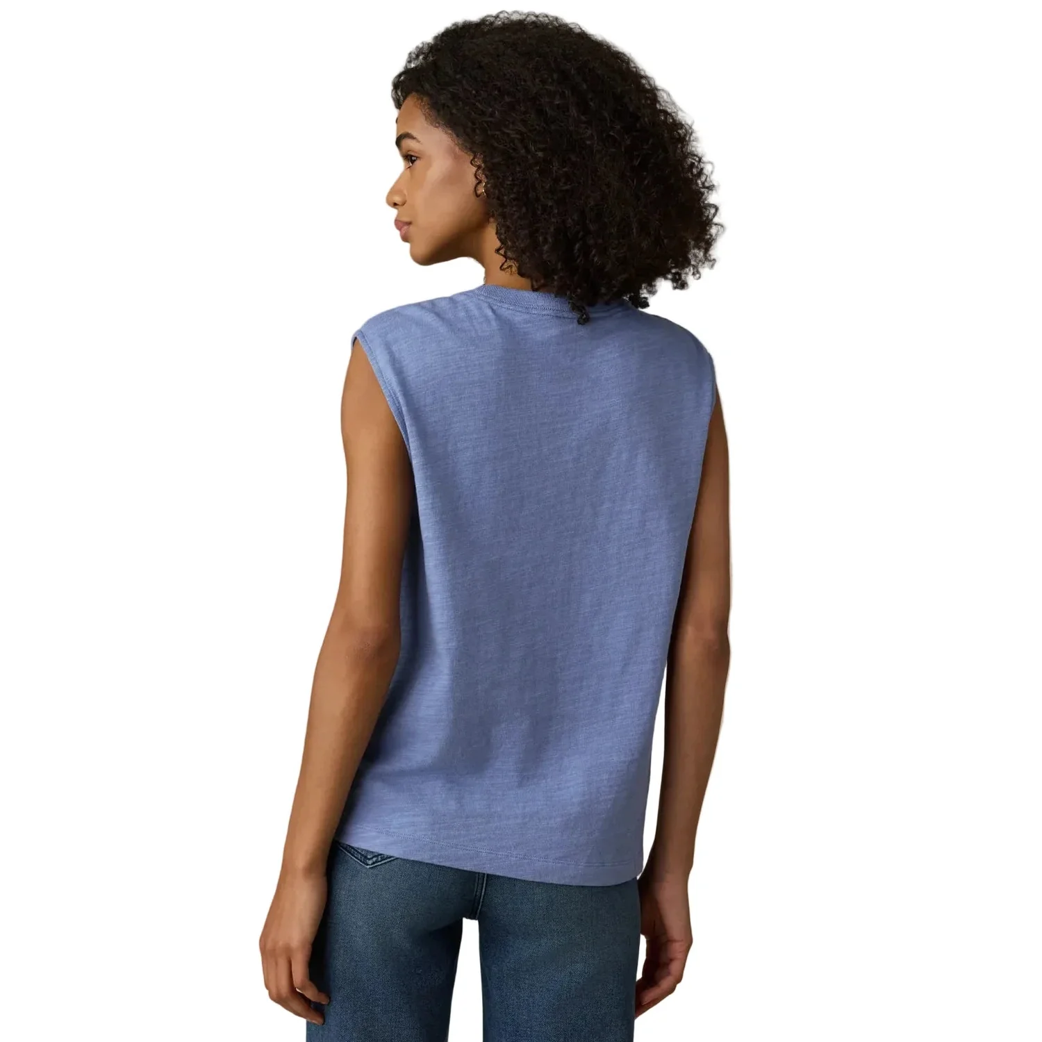 Women's Sunwashed Slub Muscle Tank - Image 9