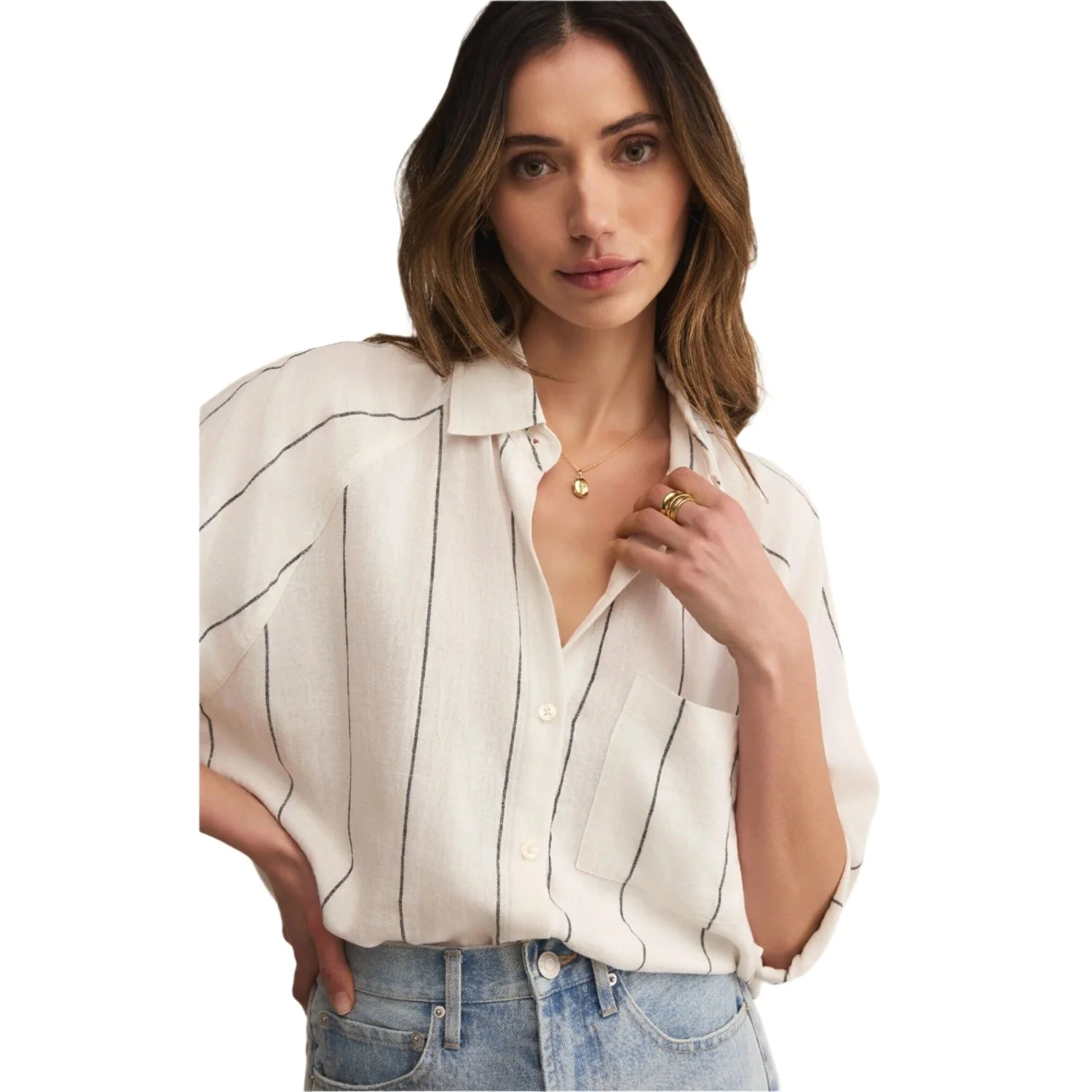 Women's The Perfect Linen Top - Image 16