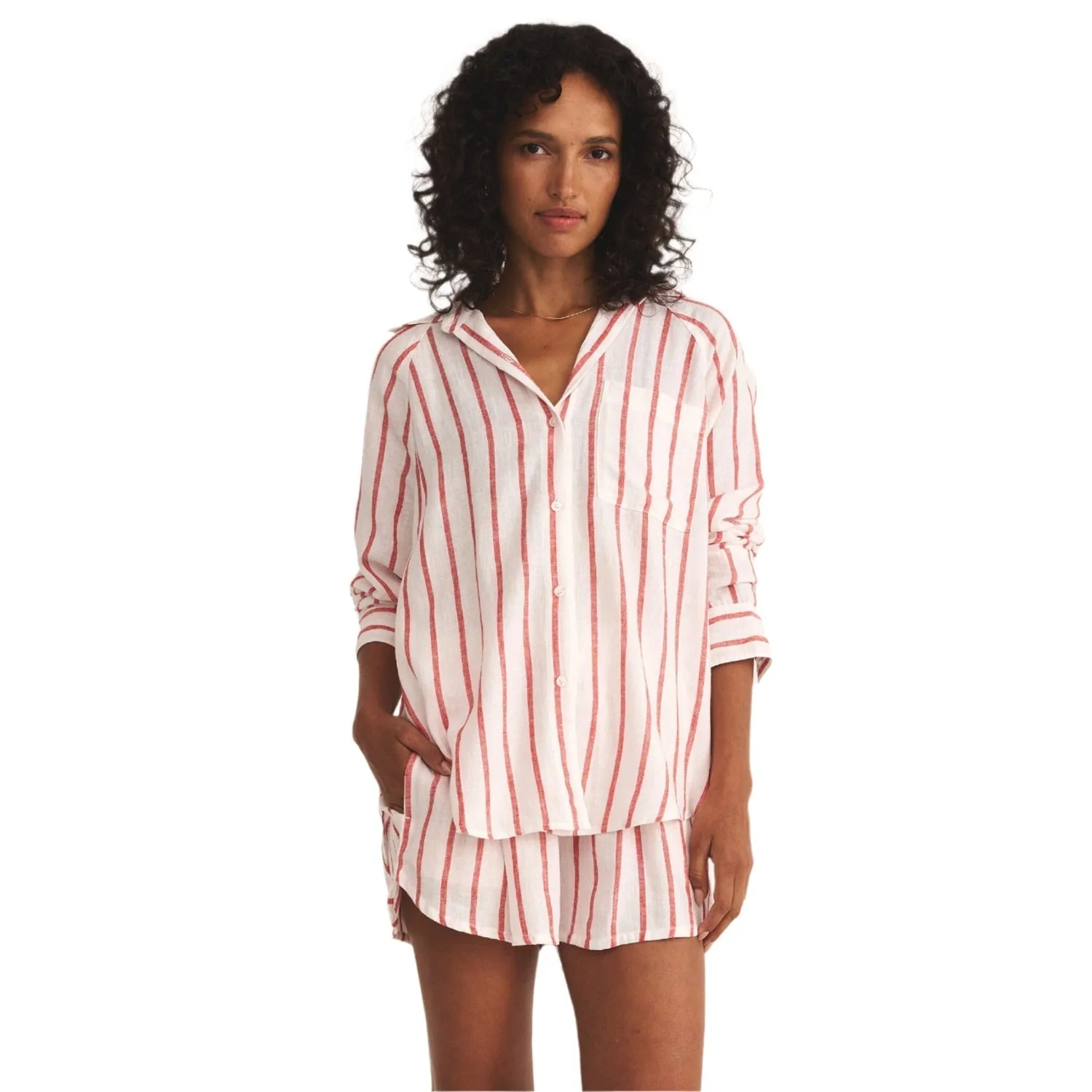 Women's The Perfect Linen Top - Image 18