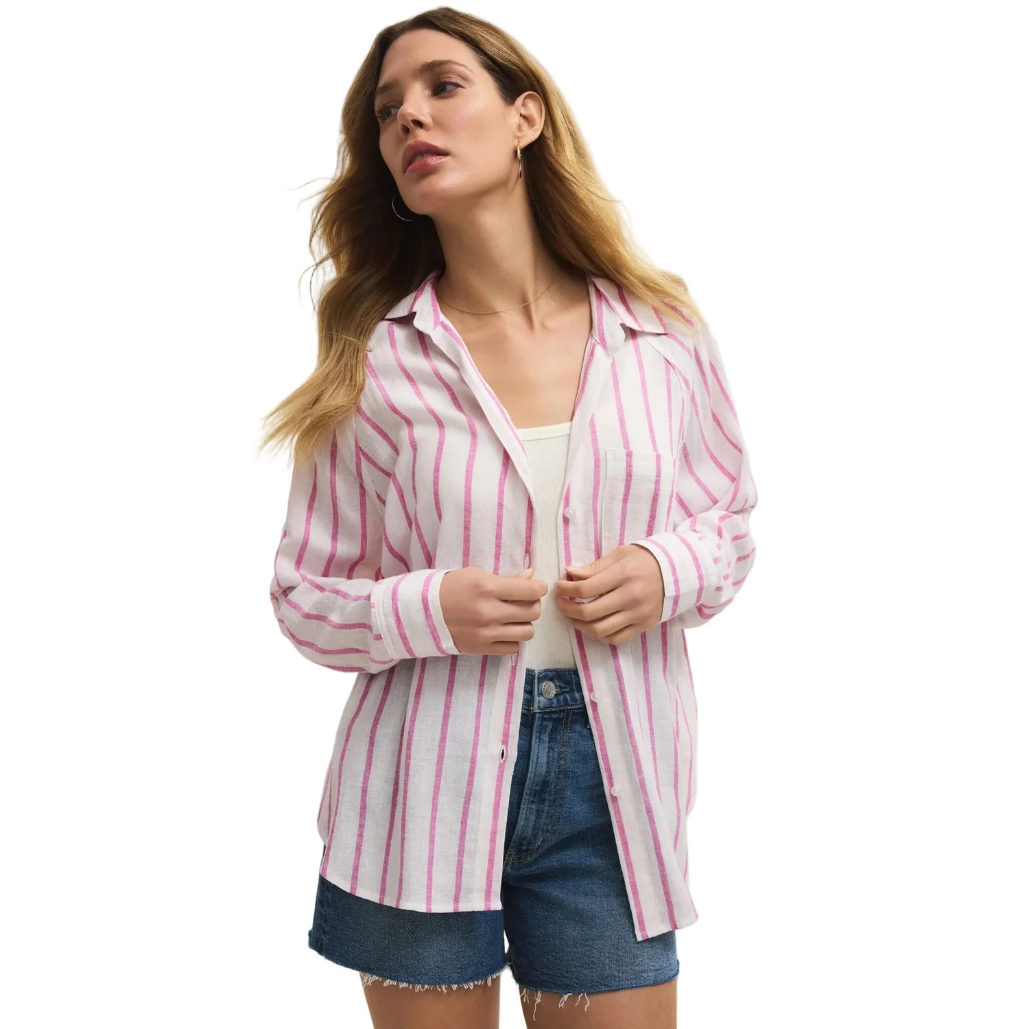 Women's The Perfect Linen Top - Image 3