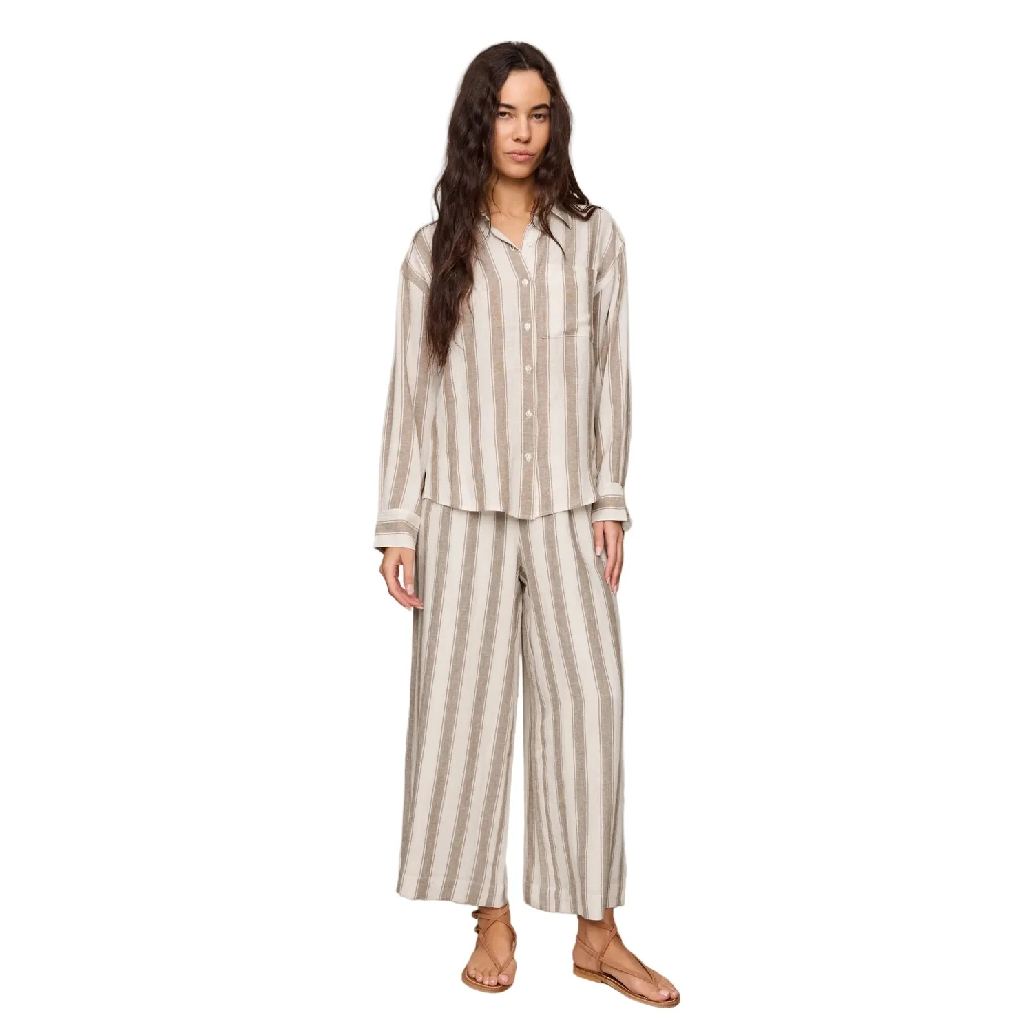 Women's The Perfect Striped Button Up - Image 14