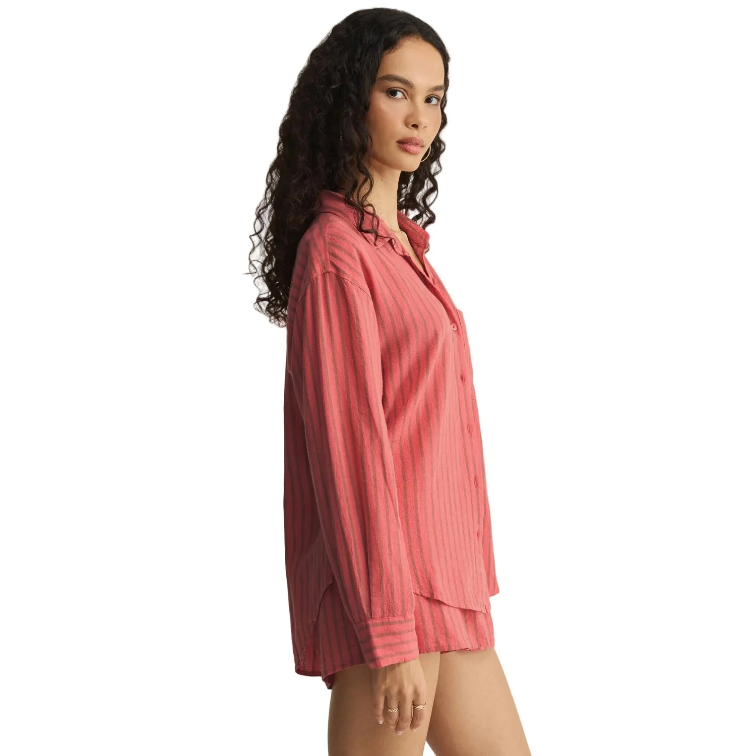 Women's The Perfect Striped Button Up - Image 4