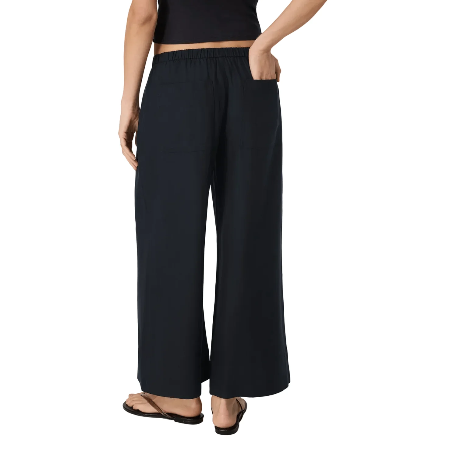 Women's Trestles Twill Crop Wideleg Pant - Image 7