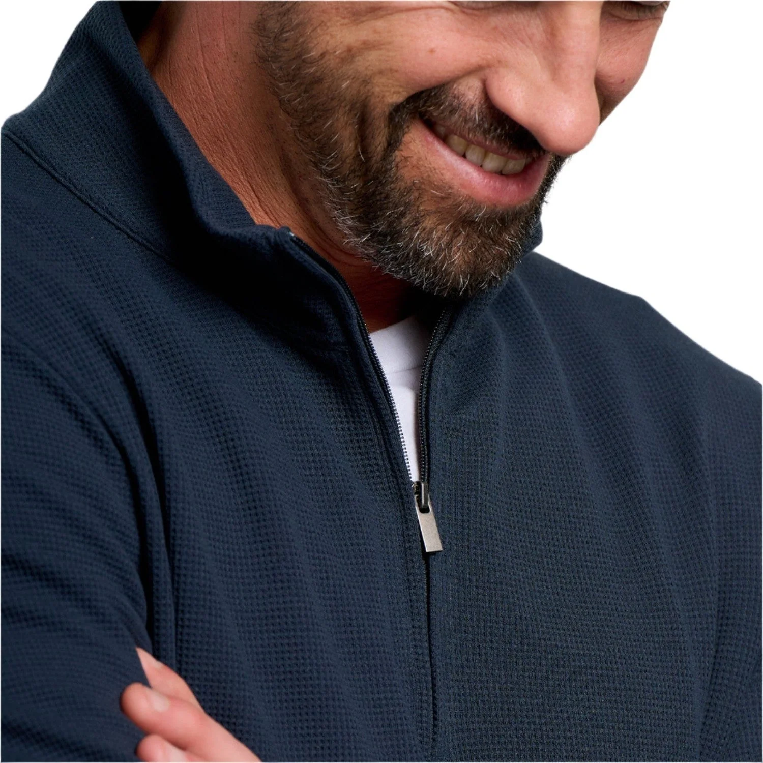 Men's Waffle Quarter Zip - Image 8
