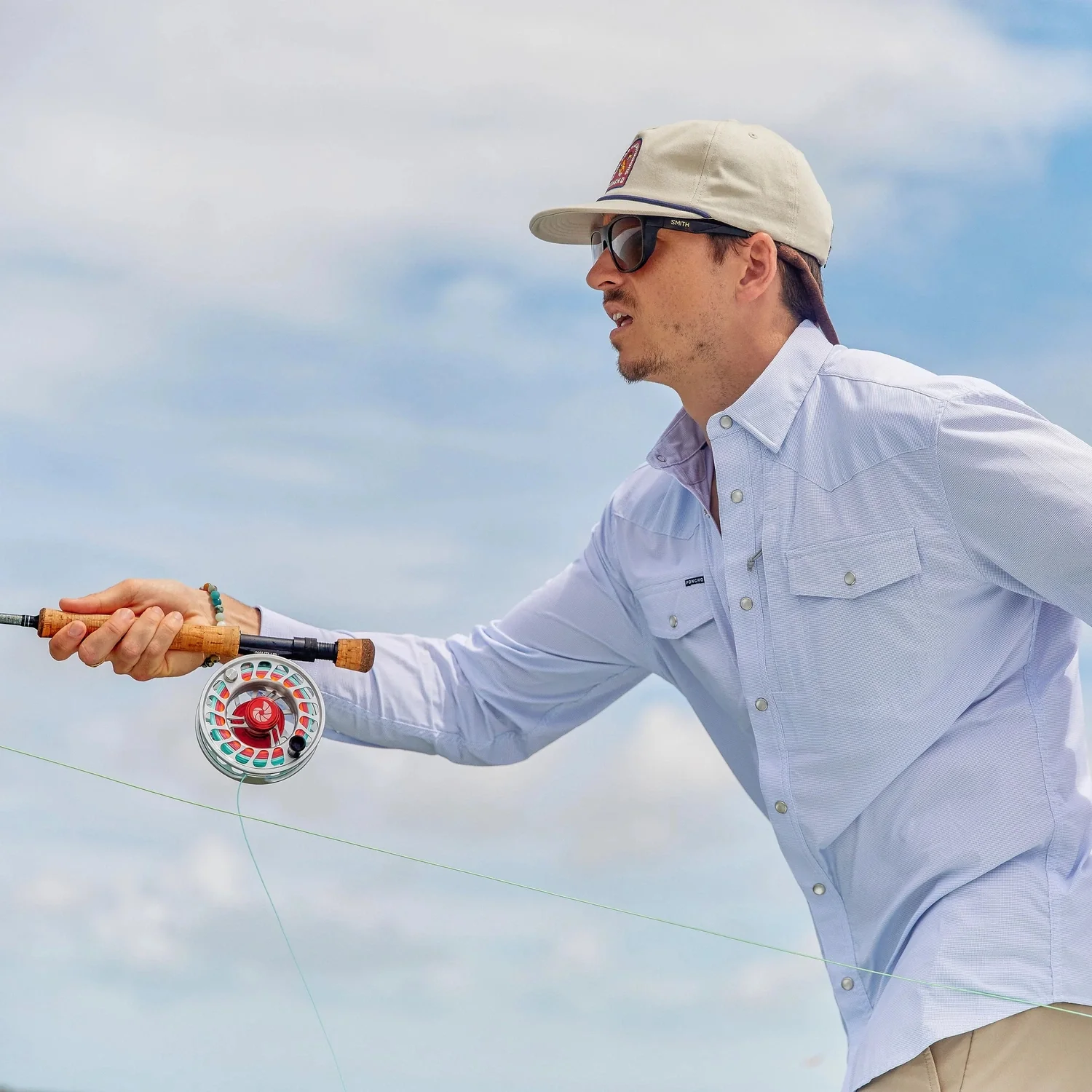 Men's Western Pearl Snap Shirt Long Sleeve - Image 8