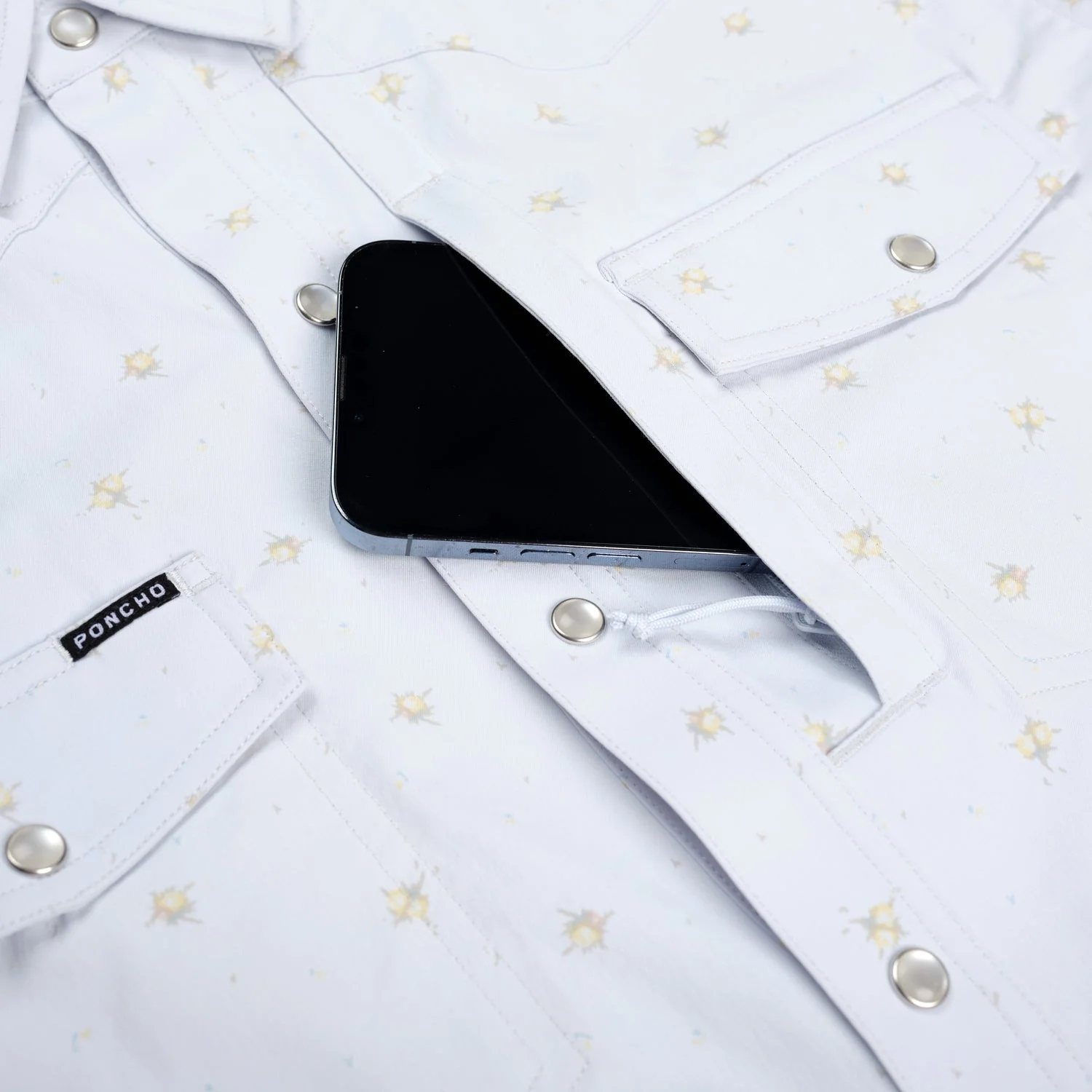 Men's Western Pearl Snap Shirt Short Sleeve - Image 23