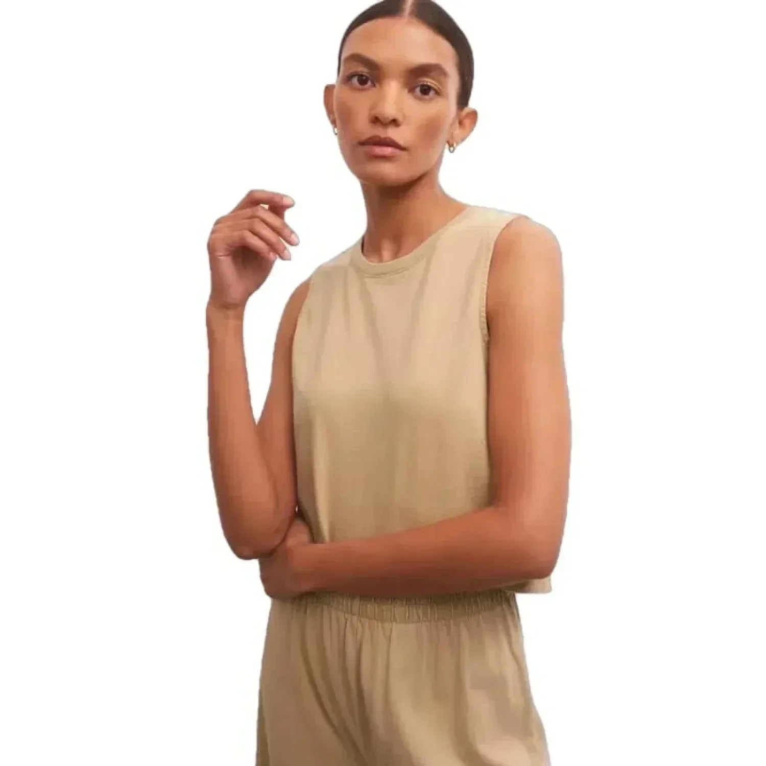 Women's Sloane Jersey Muscle Tank - Image 13